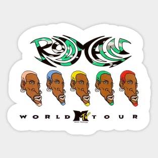 Rodman World Tour - Dennis Rodman Sticker